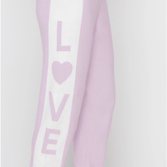 Spiritual Gangster LOVE sweater knit jogger sz XS NWT HAPPY VALENTINES DAY! - Picture 2 of 5